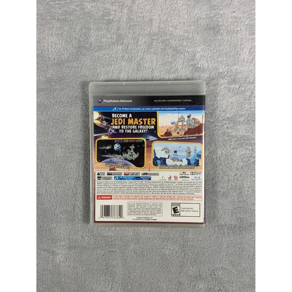 Sealed Angry Birds Star Wars Rovio PS3 Blu-ray Game multicolor